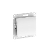 Переключатель 1-кл. Glossa (сх. 6) 10AX быстрозажим. клем. механизм бел. SE GSL000161S