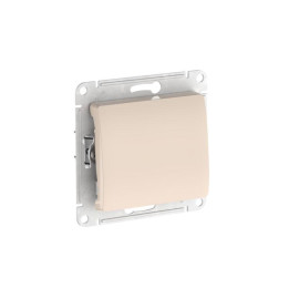 Переключатель 1-кл. Glossa (сх. 6) 10AX быстрозажим. клем. механизм беж. SE GSL000261S