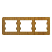 Рамка 3-м Glossa горизонт. дерево дуб SE GSL000503