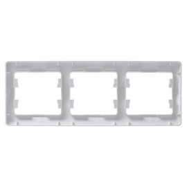 Рамка 3-м Glossa горизонт. перламутр SE GSL000603