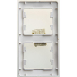 Рамка 2-м Glossa вертикал. перламутр SE GSL000606