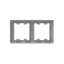 Рамка 2-м Glossa вертикал. перламутр SE GSL000606