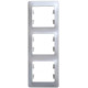 Рамка 3-м Glossa вертикал. перламутр SE GSL000607