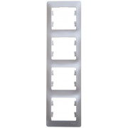 Рамка 4-м Glossa вертикал. перламутр SE GSL000608