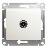 Розетка телевизионная TV Glossa коннектор механизм перламутр SE GSL000693