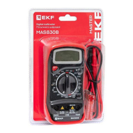 Мультиметр цифровой MAS830B Master EKF In-180701-pm830B