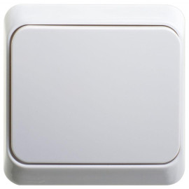 Выключатель кнопочный 1-кл. ОП Этюд 10А IP20 с самовозвратом бел. SE KA10-001B