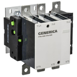 Контактор КТИе-5250 250А 230В/АС3 GENERICA KKTE50-250-230-10