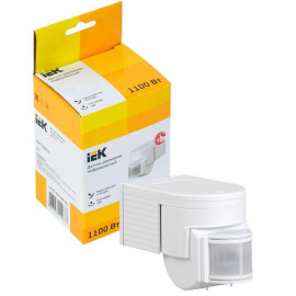 Детектор движения ДД 012 1100Вт угол обз. 180град. дальн. 12м IP44 бел. IEK LDD10-012-1100-001