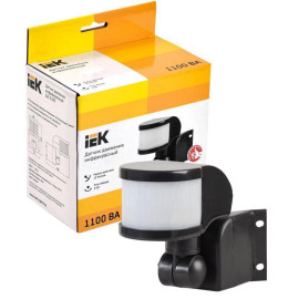 Детектор движения ДД 018 1100Вт угол обз. 270град. дальн. 12м IP44 черн. IEK LDD10-018B-1100-002