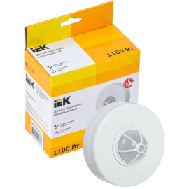 Детектор движения ДД 024В 1100Вт угол. обз. 180-360град. IP33 бел. IEK LDD11-024B-1100-001