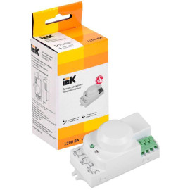 Детектор движения ДД-МВ 201 1200Вт 360град. 8М IP20 бел. IEK LDD11-201MB-1200-001