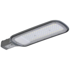 Светильник светодиодный ДКУ 1012-100Ш 5000К IP65 уличный консольный сер. IEK LDKU1-1012-100-5000-K03