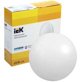 Светильник светодиодный ДПБ 1002 18Вт 4000К IP20 круг бел. IEK LDPB0-1002-18-4000-K01