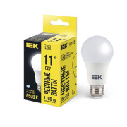Лампа светодиодная A60 11Вт грушевидная 230В 6500К E27 IEK LLE-A60-11-230-65-E27