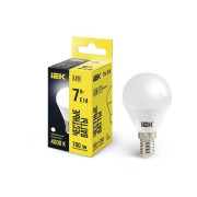 Лампа светодиодная G45 7Вт шар 4000К нейтр. бел. E14 630лм 230-240В IEK LLE-G45-7-230-40-E14