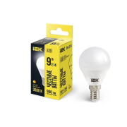 Лампа светодиодная G45 9Вт шар 3000К E14 230В IEK LLE-G45-9-230-30-E14