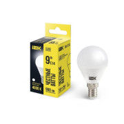 Лампа светодиодная G45 9Вт шар 4000К нейтр. бел. E14 230В IEK LLE-G45-9-230-40-E14