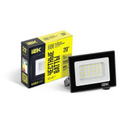 Прожектор светодиодный СДО 06-20 6500К IP65 черн. IEK LPDO601-20-65-K02