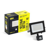 Прожектор светодиодный СДО 06-50Д 6500К IP54 с ДД черн. IEK LPDO602-50-65-K02