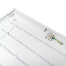 Светильник светодиодный ДУО-4109-L 40Вт 4000К 4000лм 595х595 25мм ДВО опал с равномерной засветкой панель Basic EKF LPL-4109-L-40-4000