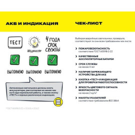 Светильник светодиодный ССА1005 3Вт 1.5ч аварийный односторонний без наклейки IEK LSSA0-1005-003-K03