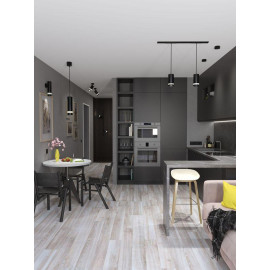 Светильник 4007 подвесной под лампу GU10 черн. IEK LT-UCB0-4007-GU10-1-K02