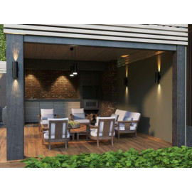 Светильник 4007 подвесной под лампу GU10 черн. IEK LT-UCB0-4007-GU10-1-K02