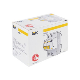 Выключатель автоматический дифференциального тока 2п C 16А 10мА тип AC 4.5кА АД-12 KARAT IEK MAD10-2-016-C-010