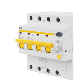 Выключатель автоматический дифференциального тока 4п C 25А 100мА тип AC 4.5кА АД-14 KARAT IEK MAD10-4-025-C-100