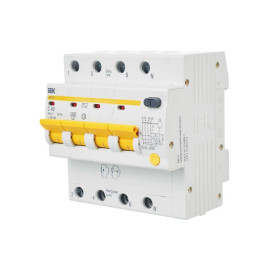 Выключатель автоматический дифференциального тока 4п C 40А 30мА тип AC 4.5кА АД-14 KARAT IEK MAD10-4-040-C-030