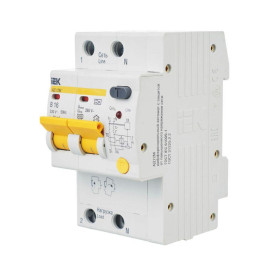 Выключатель автоматический дифференциального тока 2п B 16А 30мА тип A 4.5кА АД-12М KARAT IEK MAD12-2-016-B-030