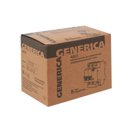 Выключатель автоматический дифференциального тока 2п 16А 30мА АД12 GENERICA MAD15-2-016-C-030