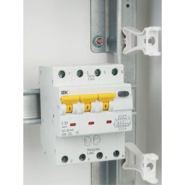 Выключатель автоматический дифференциального тока 4п (3P+N) C 25А 30мА тип A 6кА АВДТ-34 KARAT IEK MAD22-6-025-C-30