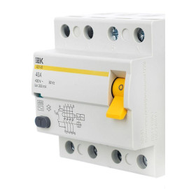 Выключатель дифференциального тока (УЗО) 4п 40А 300мА тип AC ВД1-63 KARAT IEK MDV10-4-040-300