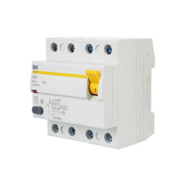 Выключатель дифференциального тока (УЗО) 4п 50А 30мА тип AC ВД1-63 KARAT IEK MDV10-4-050-030