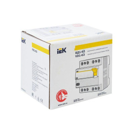 Выключатель дифференциального тока (УЗО) 4п 50А 30мА тип AC ВД1-63 KARAT IEK MDV10-4-050-030