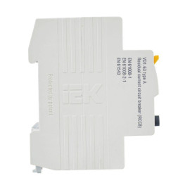 Выключатель дифференциального тока (УЗО) 2п 25А 30мА тип A ВД1-63 KARAT IEK MDV11-2-025-030