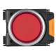 Кнопка d22мм 1НО+1НЗ MASTER с подсветкой красн. IEK MI-BT60-11D-3-12-K04