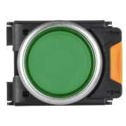 Кнопка d22мм 1НО+1НЗ MASTER с подсветкой зел. IEK MI-BT60-11D-3-12-K06