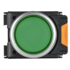 Кнопка d22мм 1НО+1НЗ MASTER с подсветкой зел. IEK MI-BT60-11D-3-12-K06