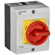 Переключатель кулачковый 40А (сх. 10) в боксе закрытая рукоятка авар. IEK MI-CS22-040-010