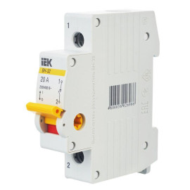 Выключатель нагрузки (мини-рубильник) 1п 20А ВН-32 KARAT IEK MNV10-1-020