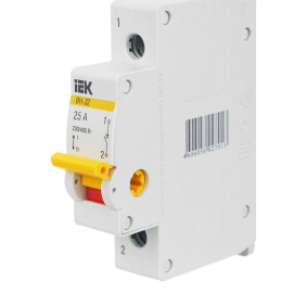 Выключатель нагрузки (мини-рубильник) 1п 25А ВН-32 KARAT IEK MNV10-1-025