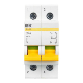 Выключатель нагрузки (мини-рубильник) 2п 63А ВН-32 KARAT IEK MNV10-2-063