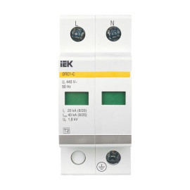 Ограничитель перенапряжения ОПС1-C 2P KARAT IEK MOP20-2-C