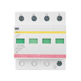 Ограничитель перенапряжения ОПС1-B 4P KARAT IEK MOP20-4-B