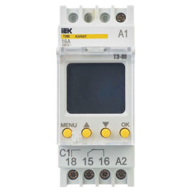 Таймер цифровой ТЭ80 16А 230В на DIN-рейку KARAT IEK MTA10-16-080