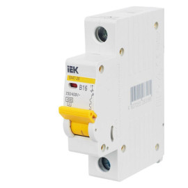 Выключатель автоматический модульный 1п B 16А 4.5кА ВА47-29 KARAT IEK MVA20-1-016-B