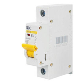 Выключатель автоматический модульный 1п B 20А 4.5кА ВА47-29 KARAT IEK MVA20-1-020-B